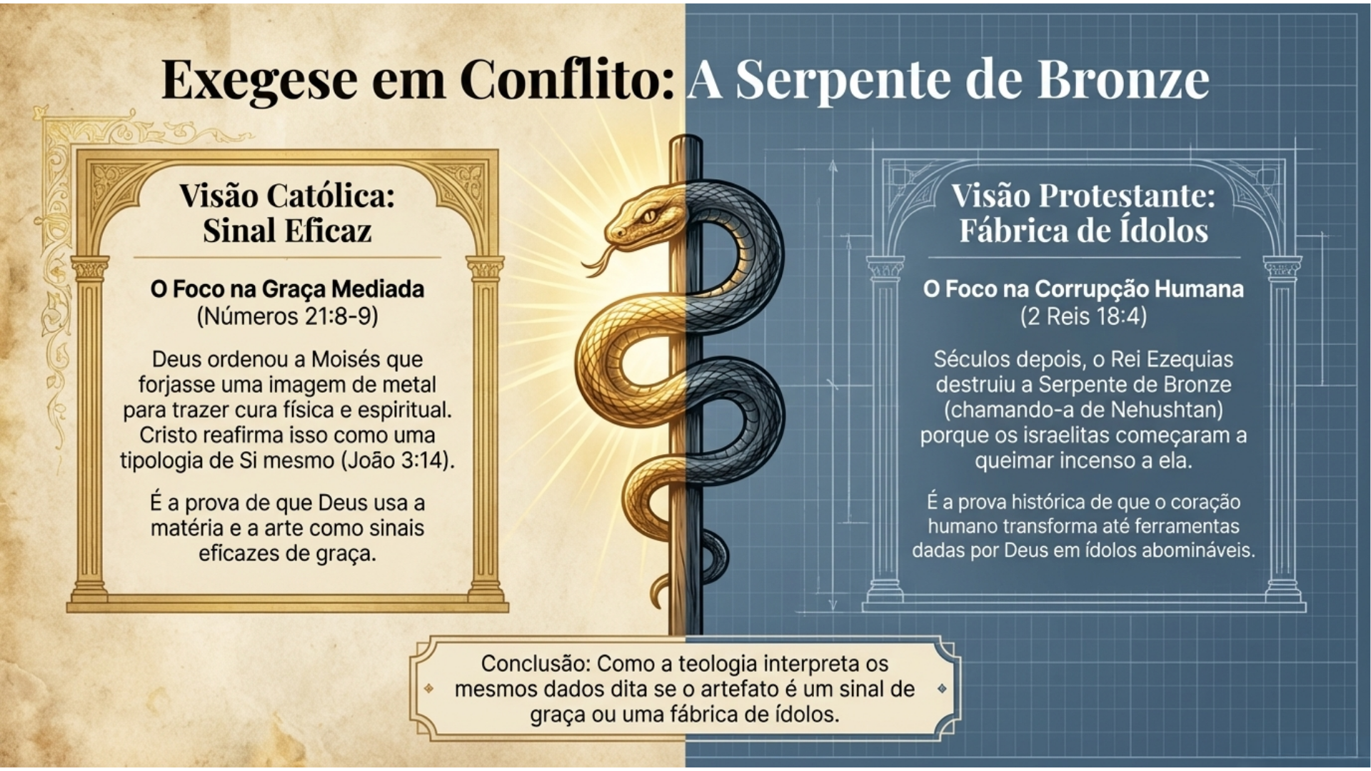 Exegese em Conflito: A Serpente de Bronze