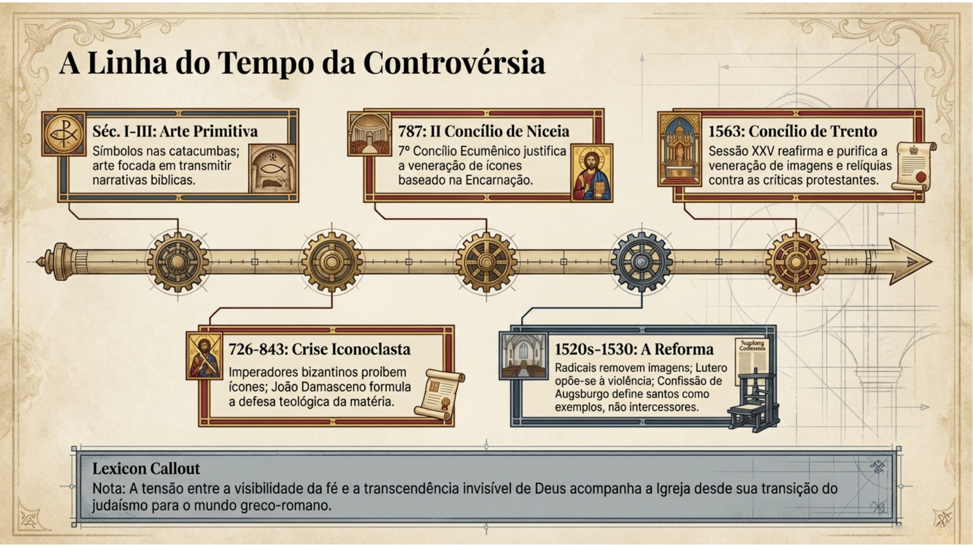 A Linha do Tempo da Controvérsia