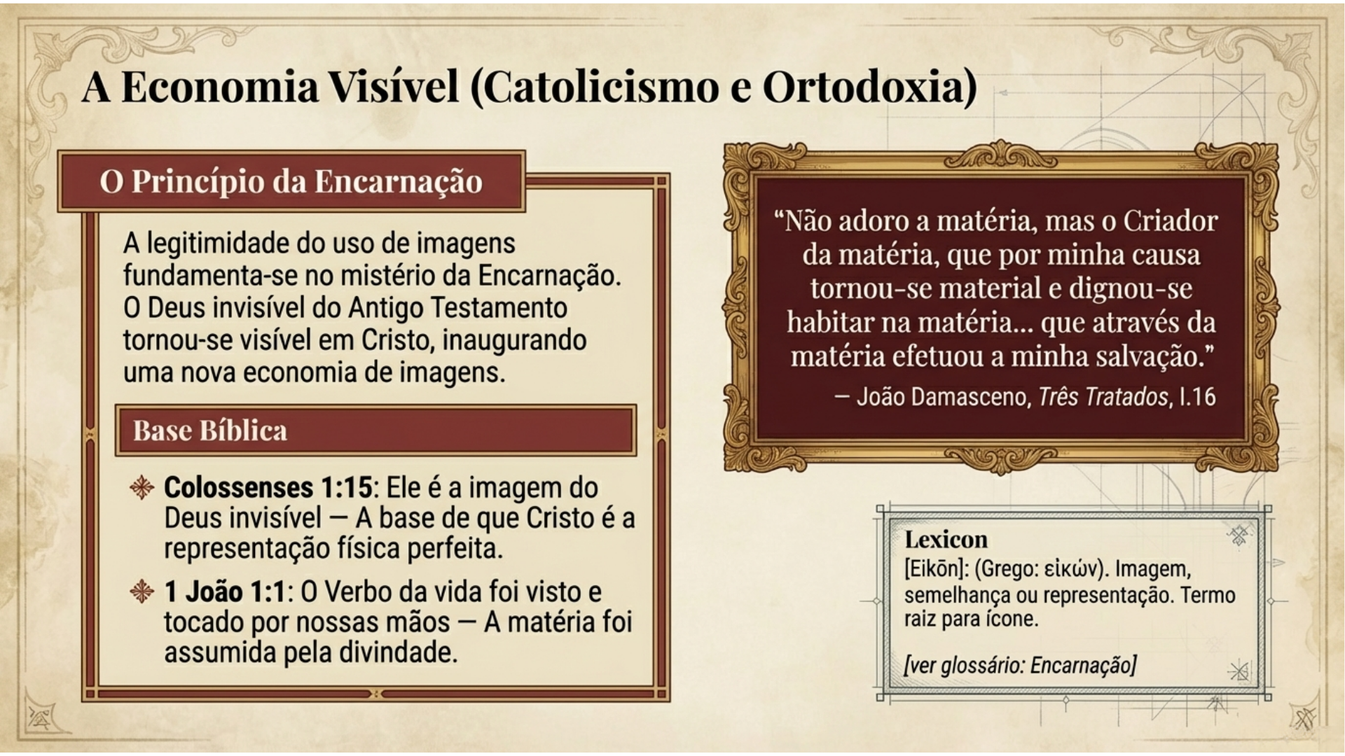 A Economia Visível (Catolicismo e Ortodoxia)