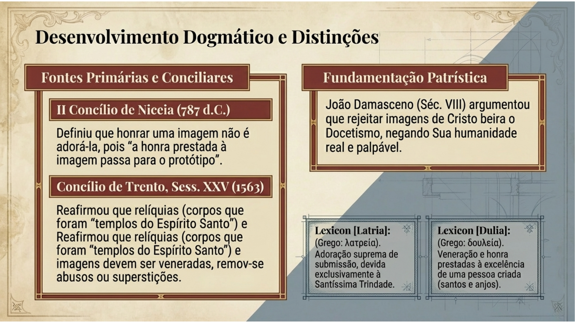 Desenvolvimento Dogmático e Distinções