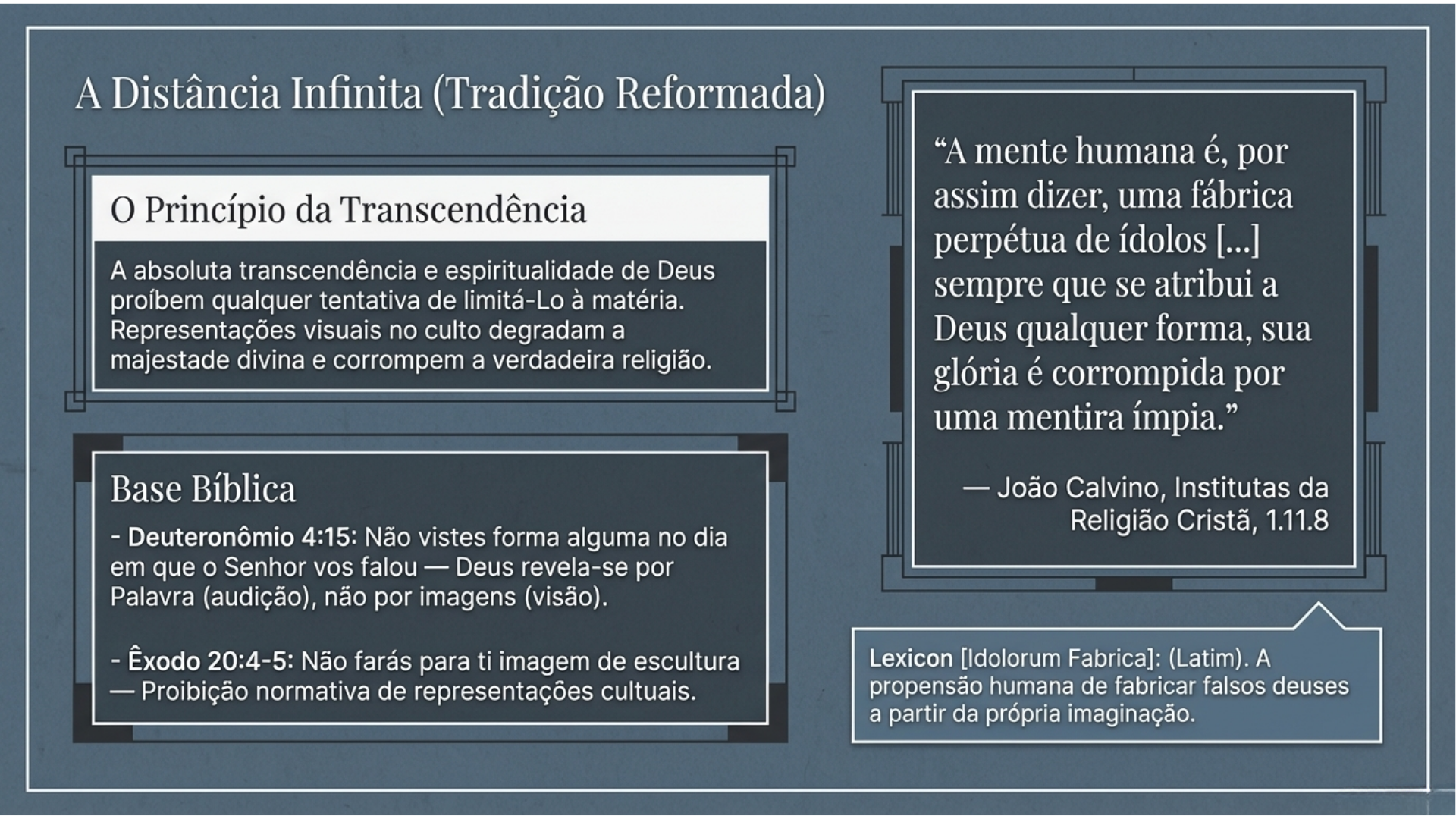 A Distância Infinita (Tradição Reformada)