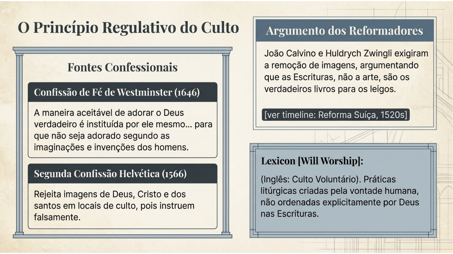 O Princípio Regulativo do Culto